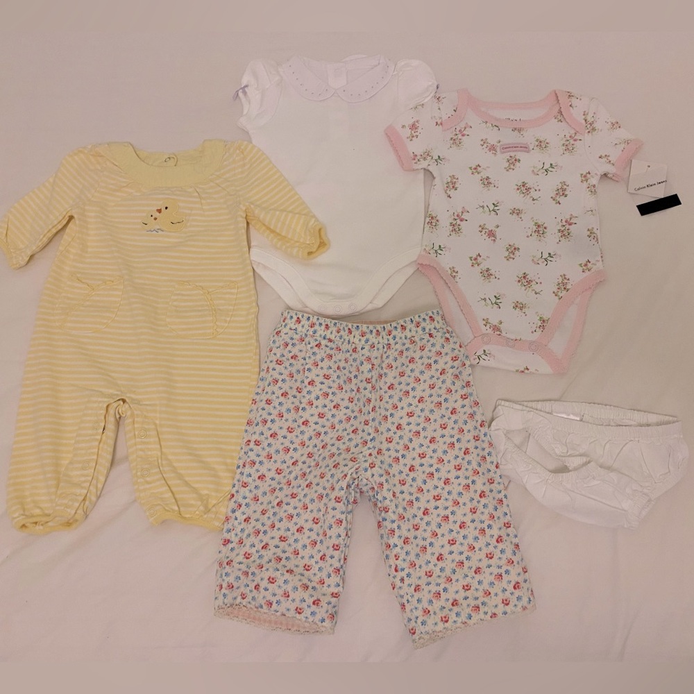 Mixed Lot of 0 - 3 Months in Janie and Jack, Gymboree and Calvin Klein